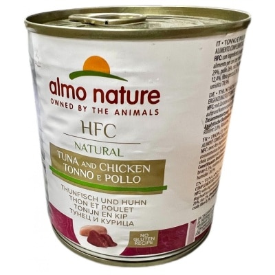 ALMO NATURE - HFC Natural 鸡肉 吞拿鱼(290g) almo nature狗罐头