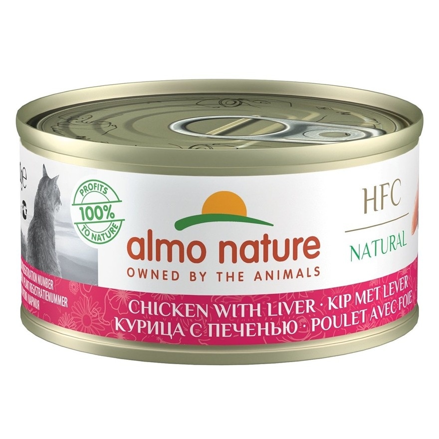 HFC Natural 鸡肉 鸡肝(70g) almo nature猫罐头