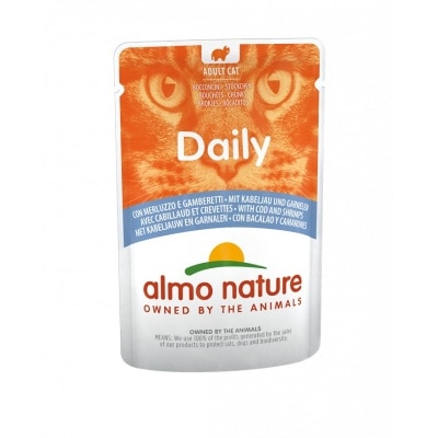 ALMO NATURE - Daily - 鱈魚＋蝦 (70g) almo nature 成貓濕糧