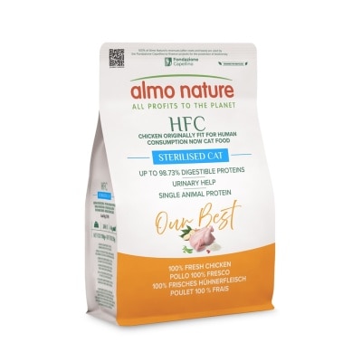 ALMO NATURE - HFC -絕育貓鮮肉乾糧 新鮮雞肉 (300g) 000290 AlmoNature