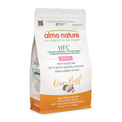 ALMO NATURE - HFC Kitten Formula - Fresh Chicken (1.2kg) Kitten Food 2-12 Months 000320 AlmoNature