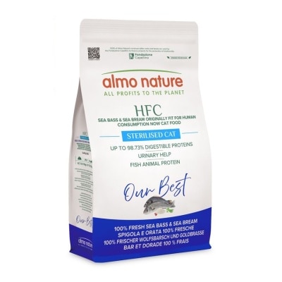 ALMO NATURE - HFC -絕育貓鮮肉乾糧 新鮮鱸魚+鯛魚 (1.2kg) 000351 AlmoNature