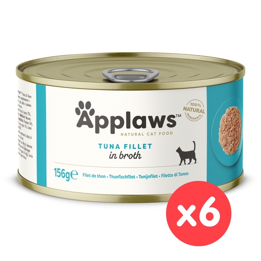 Cat Tin - Tuna Fillet (156g x 6) Applaws