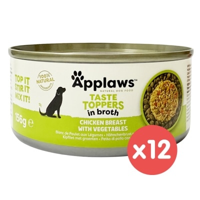 APPLAWS - 雞柳蔬菜狗罐頭 (156g x12) 898812 APP-3032_12