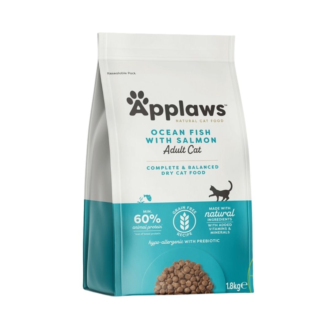 成猫粮 – 海鱼三文鱼配方 (1.8kg) Applaws image
