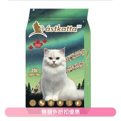 ASTKATTA - 高品质天然原味豆腐猫砂 (20L) Astkatta
