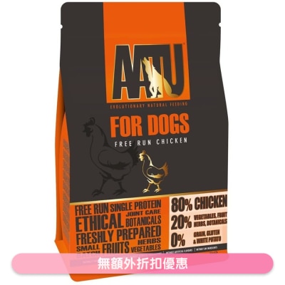 AATU - 80/20 自然放養雞肉防敏天然全犬糧 (5kg) - AATU