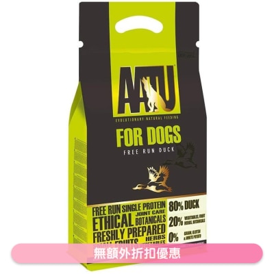AATU - 80/20 自然放养鸭肉防敏天然全犬粮 (1.5kg) - AATU