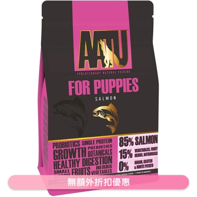 AATU - 85/15 三文魚幼犬糧防敏天然糧 (5kg) - AATU