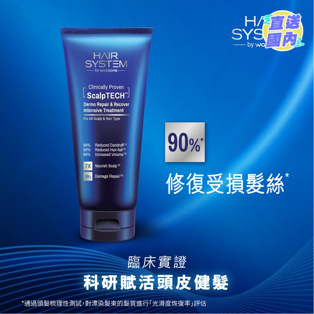 HAIR SYSTEM BY WATSONS SCALPTECH™ DERMO 修复强效护理发膜