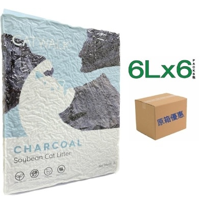 CATWALK - 原箱活性炭豆腐貓砂 (6Lx6包)- Catwalk