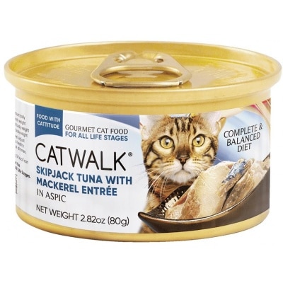 CATWALK - 鰹吞拿魚+鯖魚- 貓罐頭(80g)- Catwalk