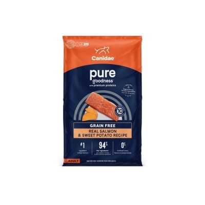 CANIDAE - *Updated Formula* GRAIN FREE PURE (Salmon&Sweet Potato) (22lb)- CANIDAE
