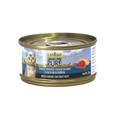 CANIDAE - PURE Tuna & Shredded Chicken in gravy (70g)- CANIDAE