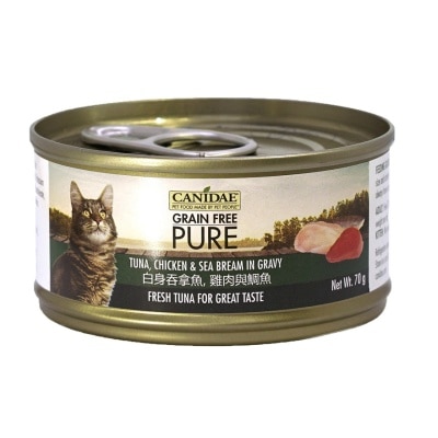 CANIDAE - PURE Tuna, Chicken & Sea Bream in gravy (70g)- CANIDAE