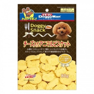 DOGGYMAN - 芝士味動物造型狗餅乾 (80g) - DoggyMan