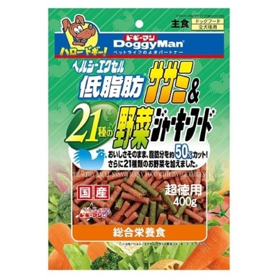 DOGGYMAN - 低脂21种野菜鸡肉条 (400g) - DoggyMan
