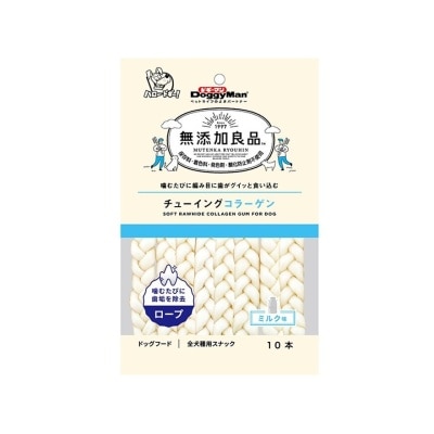 DOGGYMAN - 骨胶原洁齿骨 - 辫子状(10pcs) - DoggyMan