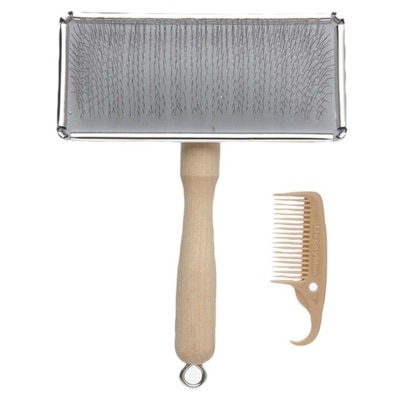 DOGGYMAN - Slicker Brush for Dogs and Cats (Medium)- DoggyMan