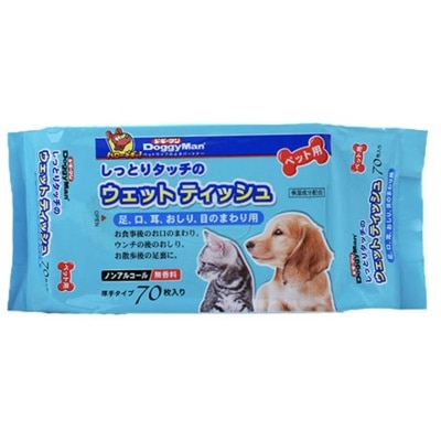 DOGGYMAN - Wet Tissue for Pets 70ps- DoggyMan