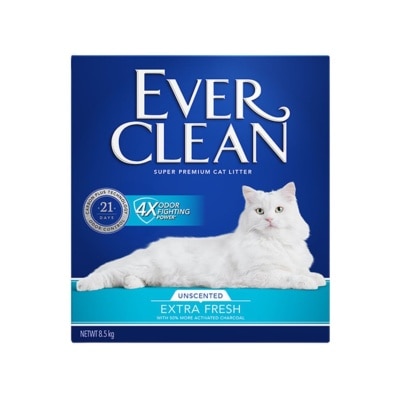 EVER CLEAN - Extra Fresh With Activated Charcoal (Unscented) (8.5kg) Cat Litter 218918
