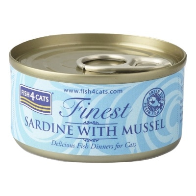 FISH4CATS - 沙甸魚青口貓罐頭 (70g) - FISH4CATS