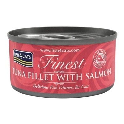FISH4CATS - 三文魚及吞拿魚柳貓罐頭 (70g) - FISH4CATS