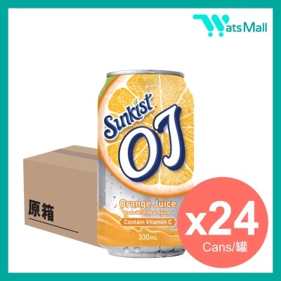新奇士 - OJ 橙汁飲品(罐裝) 330亳升 (24罐) image
