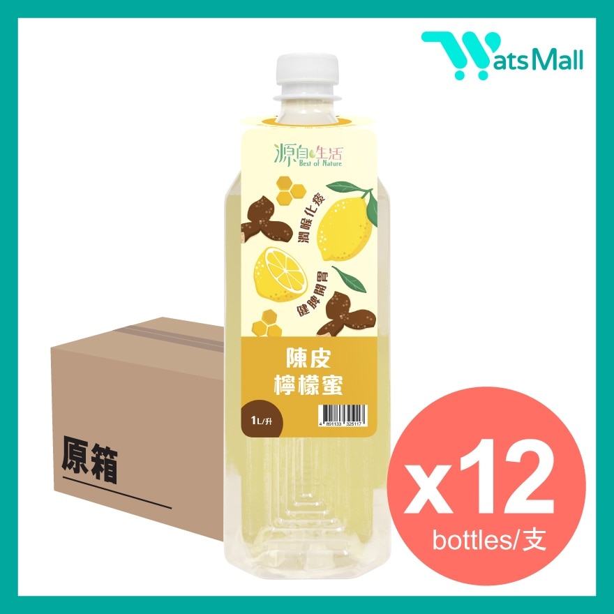 陈皮柠檬蜜饮品1升 (12支)