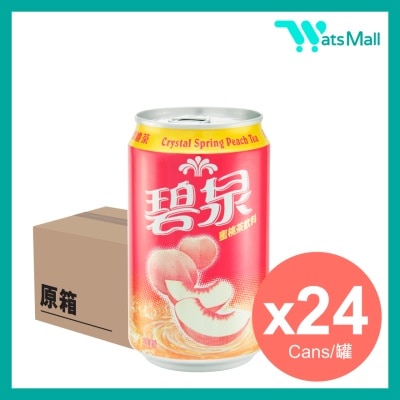 碧泉 - 蜜桃茶饮品 330毫升 (24罐) image