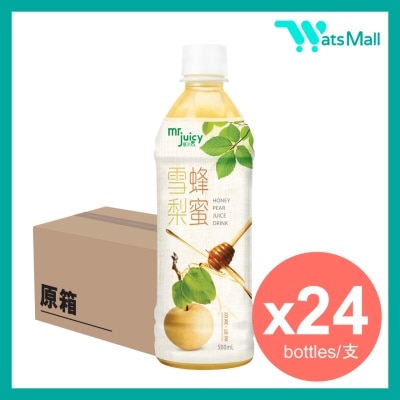 菓汁先生 - 蜂蜜雪梨果汁饮品 500毫升 (24支)