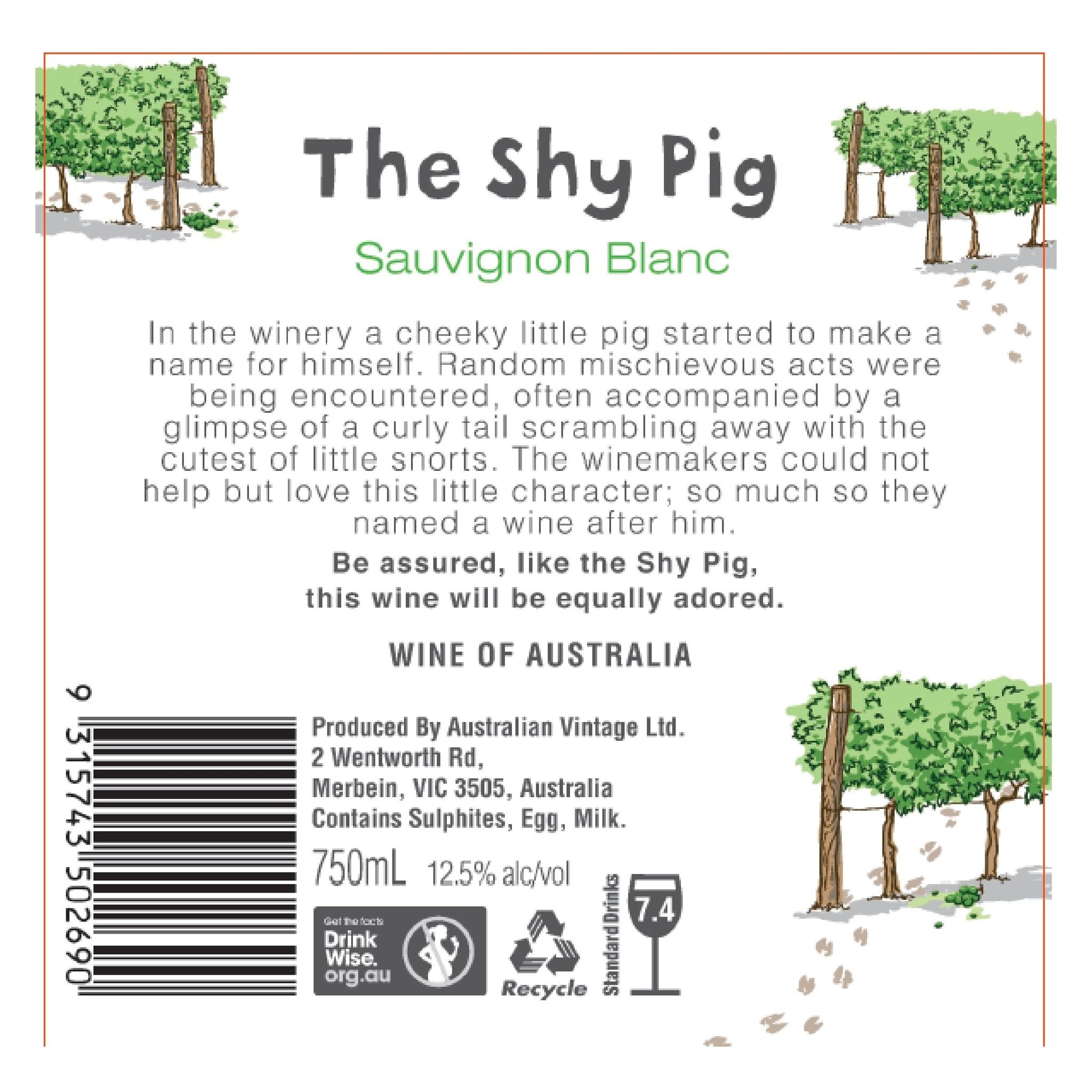 Sauvignon blanc 750ML (6 bottles)