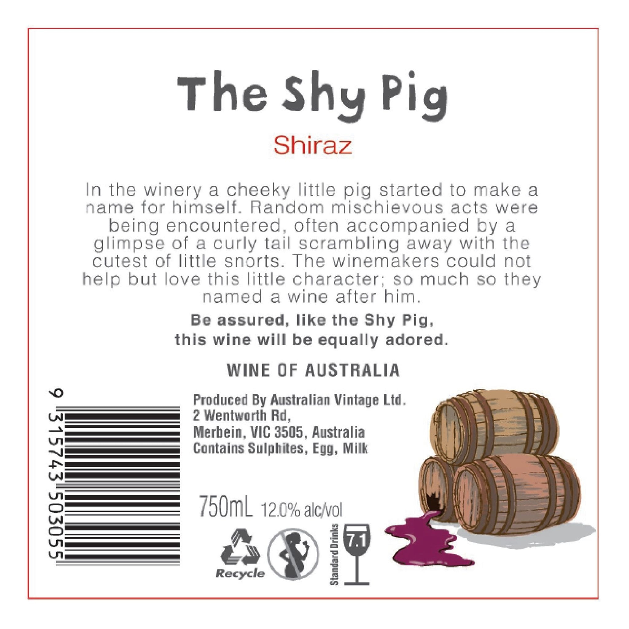 Shiraz 750ML (6 bottles)