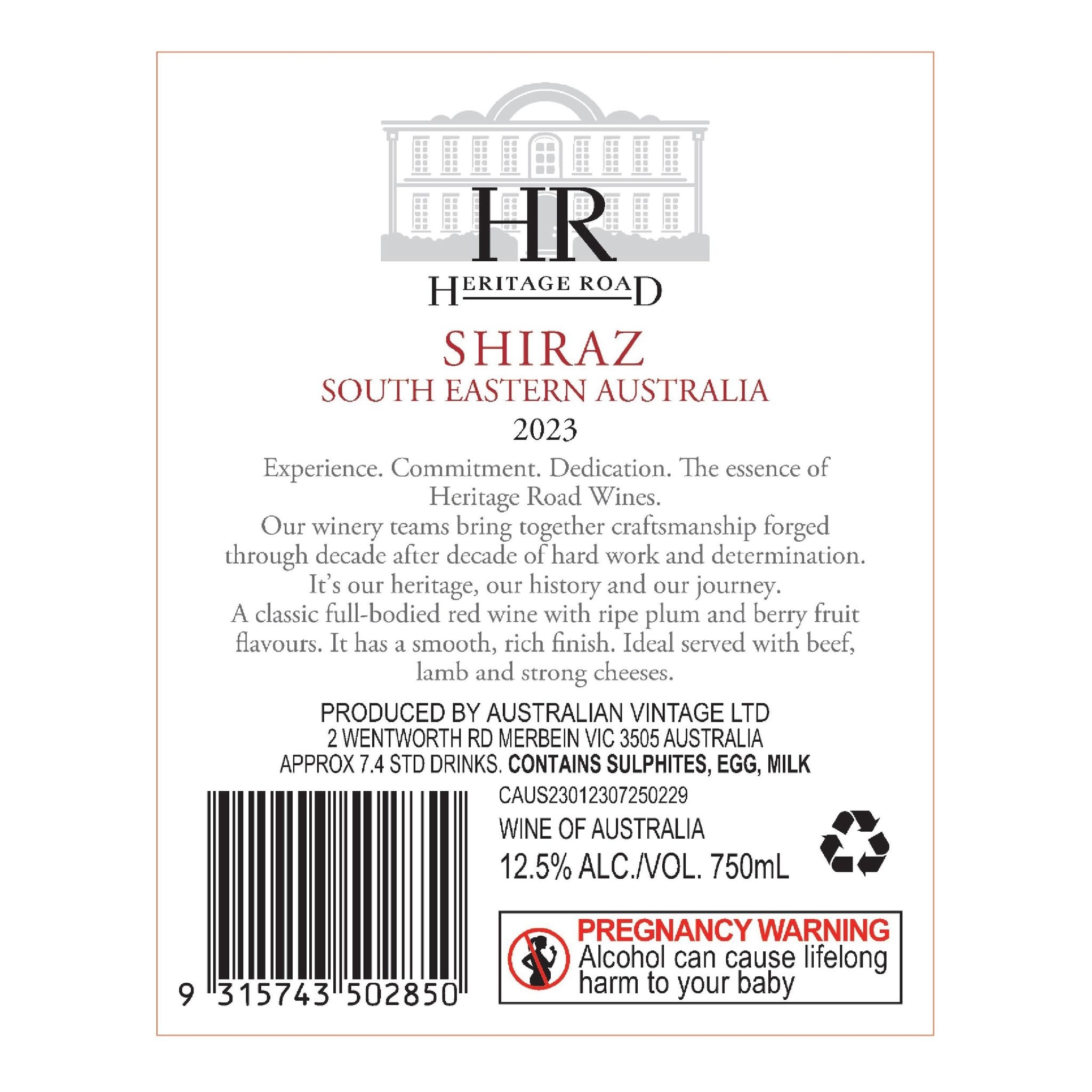 Shiraz 750ML (1x6)