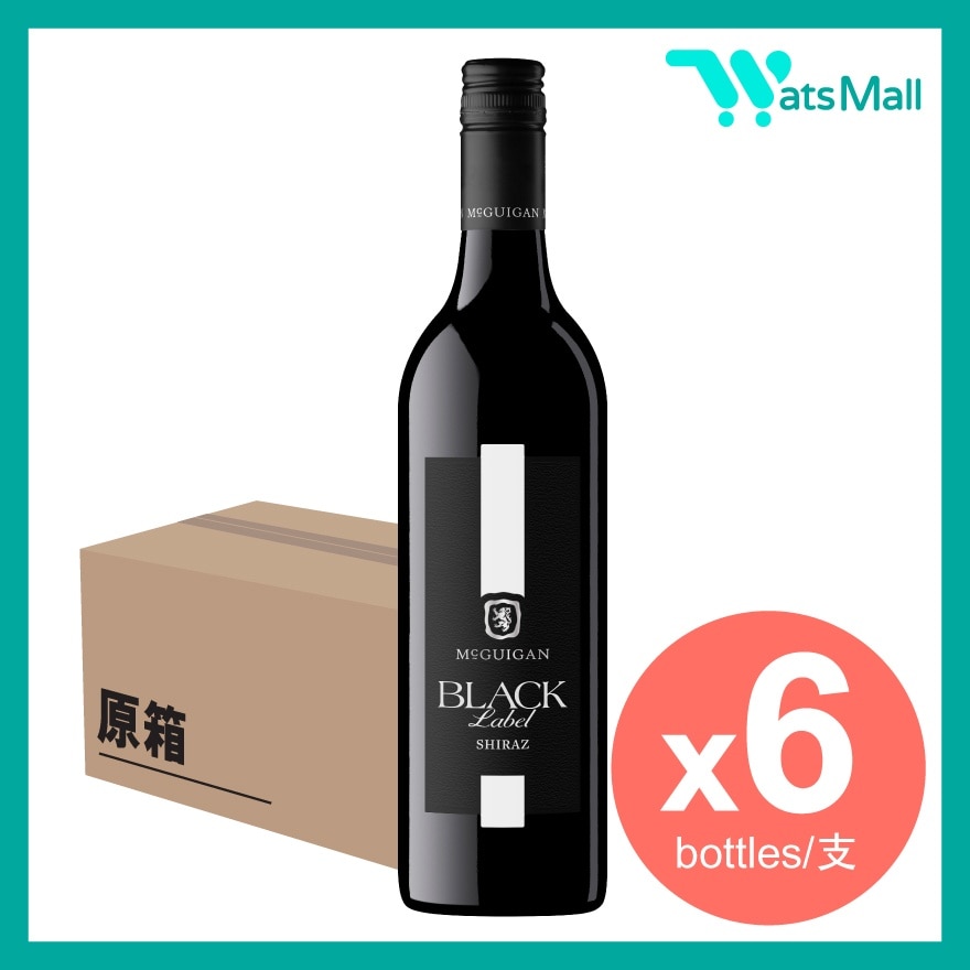 黑标切拉子红酒750毫升 (6支)
