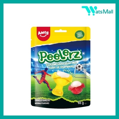 AMOS - Peelerz奖杯及足球造型剥皮软糖65克