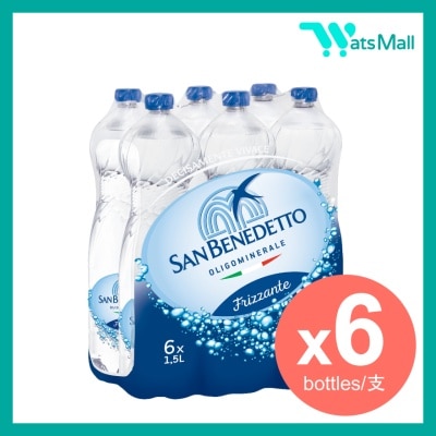 SAN BENEDETTO - 有氣礦泉水 1.5升 (6支)