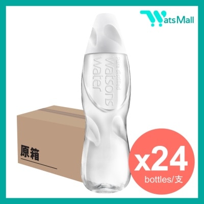 屈臣氏蒸馏水 - 无招纸蒸馏水 500毫升 (24支)