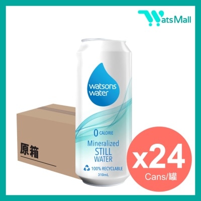 屈臣氏蒸馏水 - 矿物质蒸馏水310毫升 (24支)