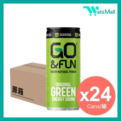 GO & FUN - 原味能量飲品250毫升 (24罐)
