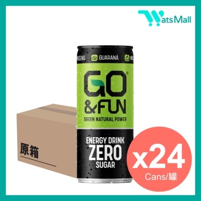 GO & FUN - 零糖能量饮品250毫升 (24罐)