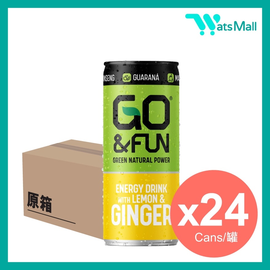 檸薑味能量飲品250毫升 (24罐)