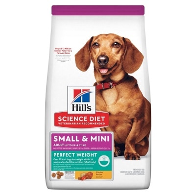 HILL'S - Perfect Weight Adult 1-6 Dog Food (Small & Mini / 4lbs) - Hills
