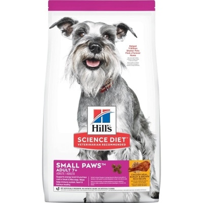 HILL'S - Small Paws (Adult 7+/Small Paws/1.5KG) Dog Food- Hills