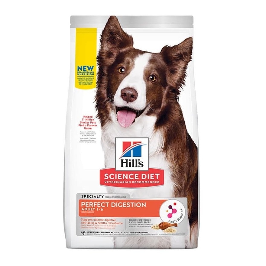 完美消化配方(成犬1 - 6/鸡肉/标准粒/3.5磅)狗粮 - HILLS