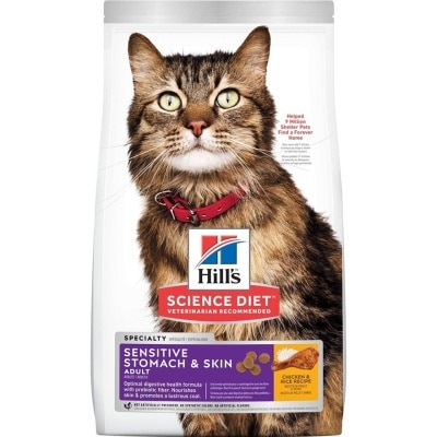 HILL'S - Sensitive Stomach & Skin Cat Food (Adult 1-6 / 3.5lb) - Hills