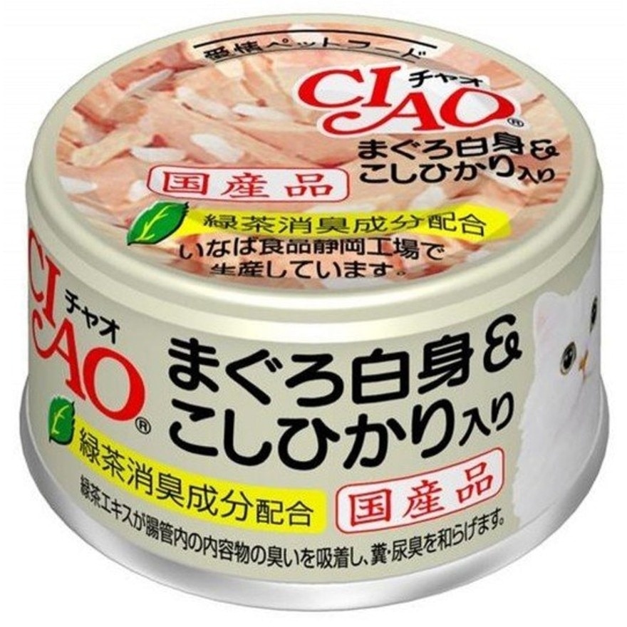 CIAO - 白身吞拿魚 + 白飯 (85g)貓罐頭 A-04