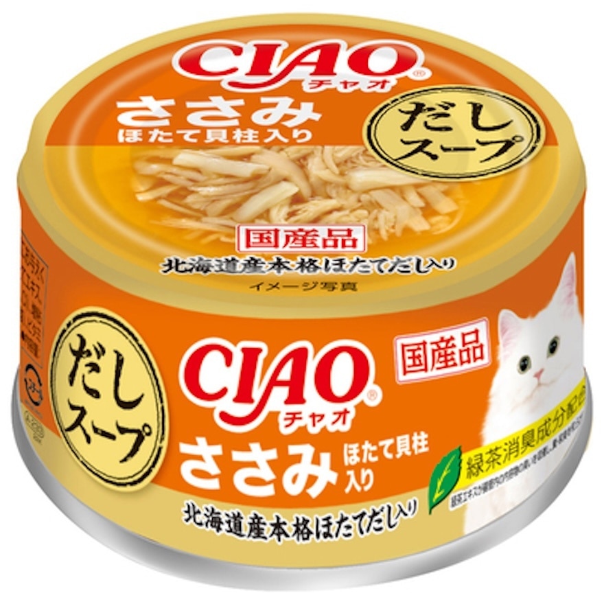 CIAO 高汤 鸡肉 带子 (75g) 成猫罐头 815836
