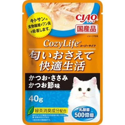 INABA -  鰹魚・雞肉 木魚片 (40g) 貓濕包 580215