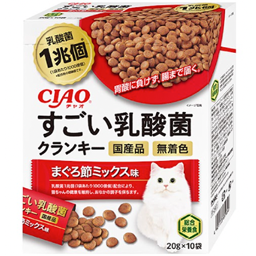 <CIAO 1兆個乳酸菌夾心乾糧> 吞拿魚節 MIX (20g x10) 651656